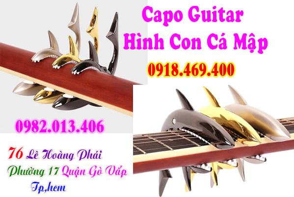 Capo guitar hình con cá mập tại gò vấp