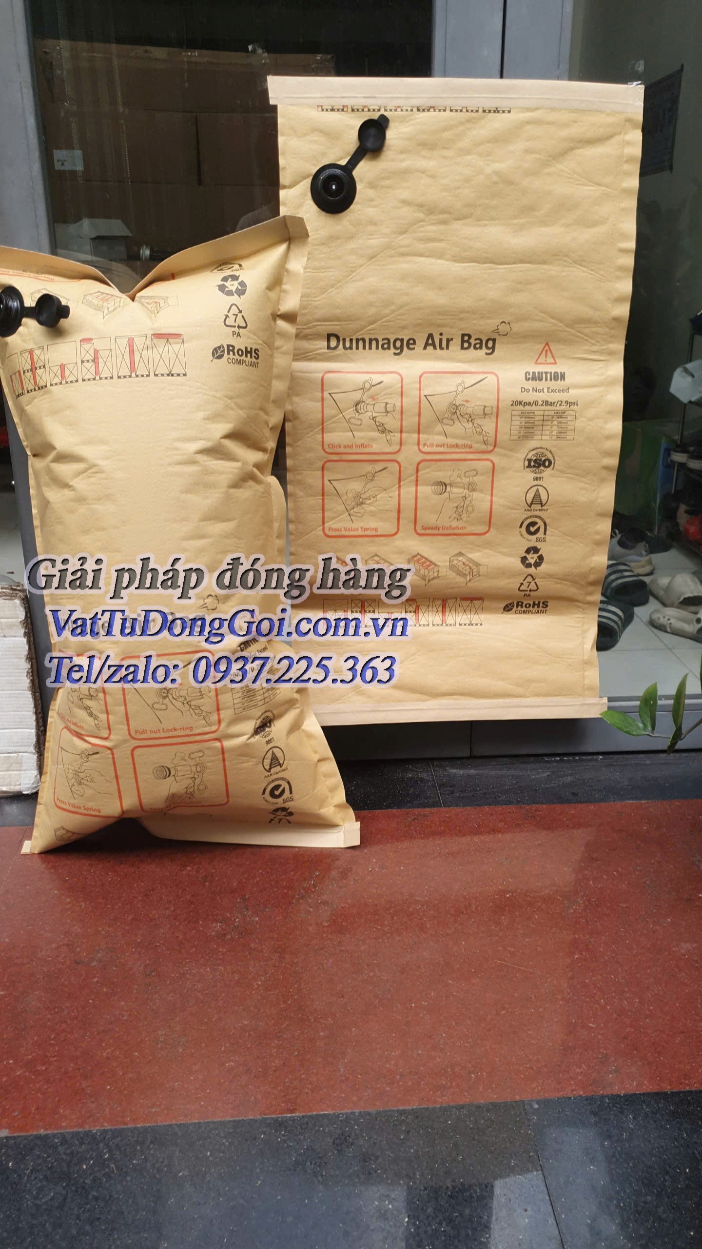 Túi khí chèn hàng 500x1000mm