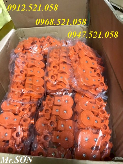 Có sẵn Puly nhựa treo dây cáp điện cầu trục 0968521058 Thanh Sơn - hà nội chuyên