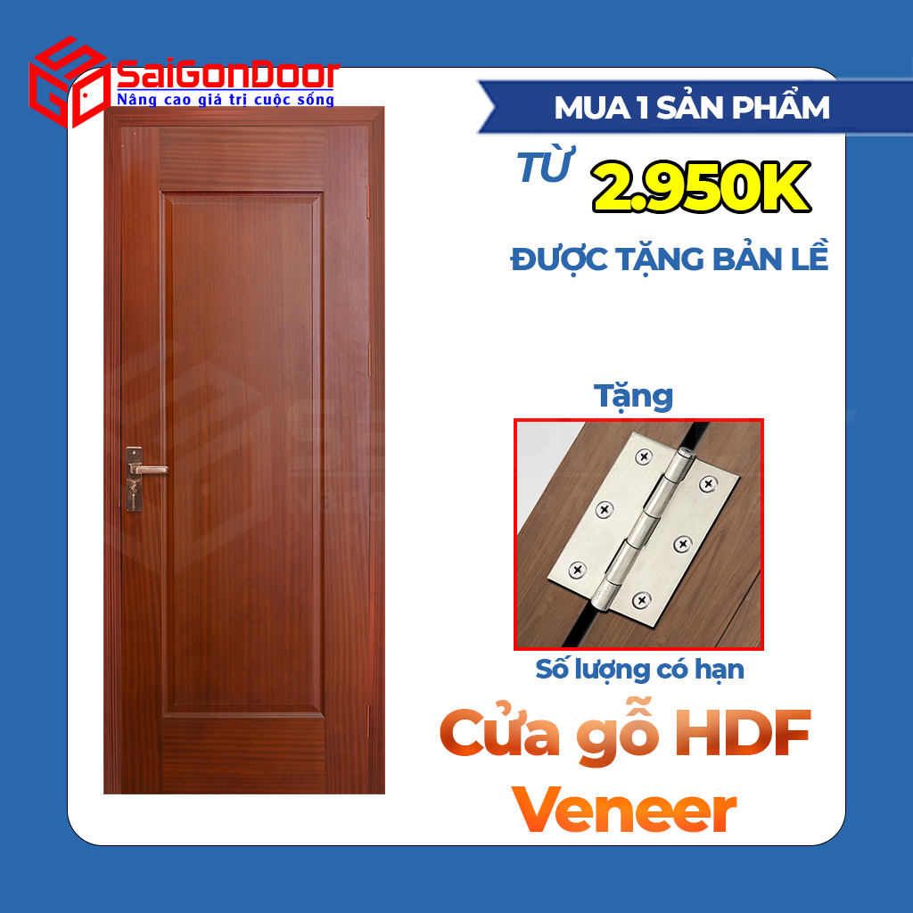 Cửa gỗ Toilet SaiGonDoor - Kết hợn giữa thẩm mỹ và độ bền