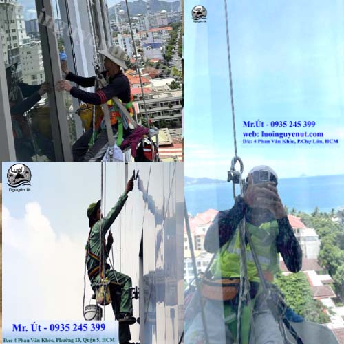 ghế ngồi đu tường sơn nước tphcm