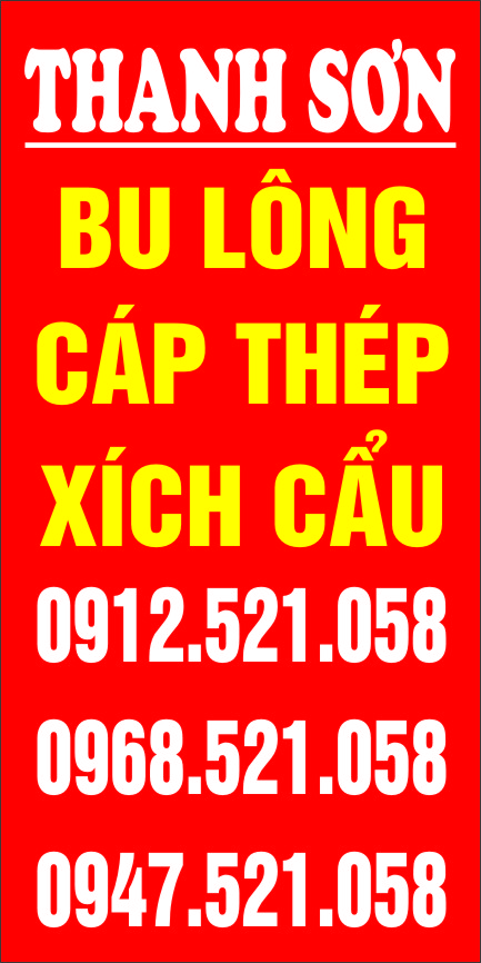 Cáp bọc nhựa, cáp thép bọc nhựa Vàng 0947521058 Cáp thép Bu lông THANH SƠN hà nội