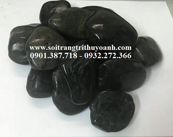 sỏi đen bóng