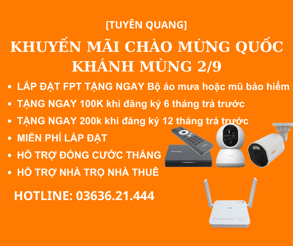 khuyễn mãi lắp mạng tuyên quang