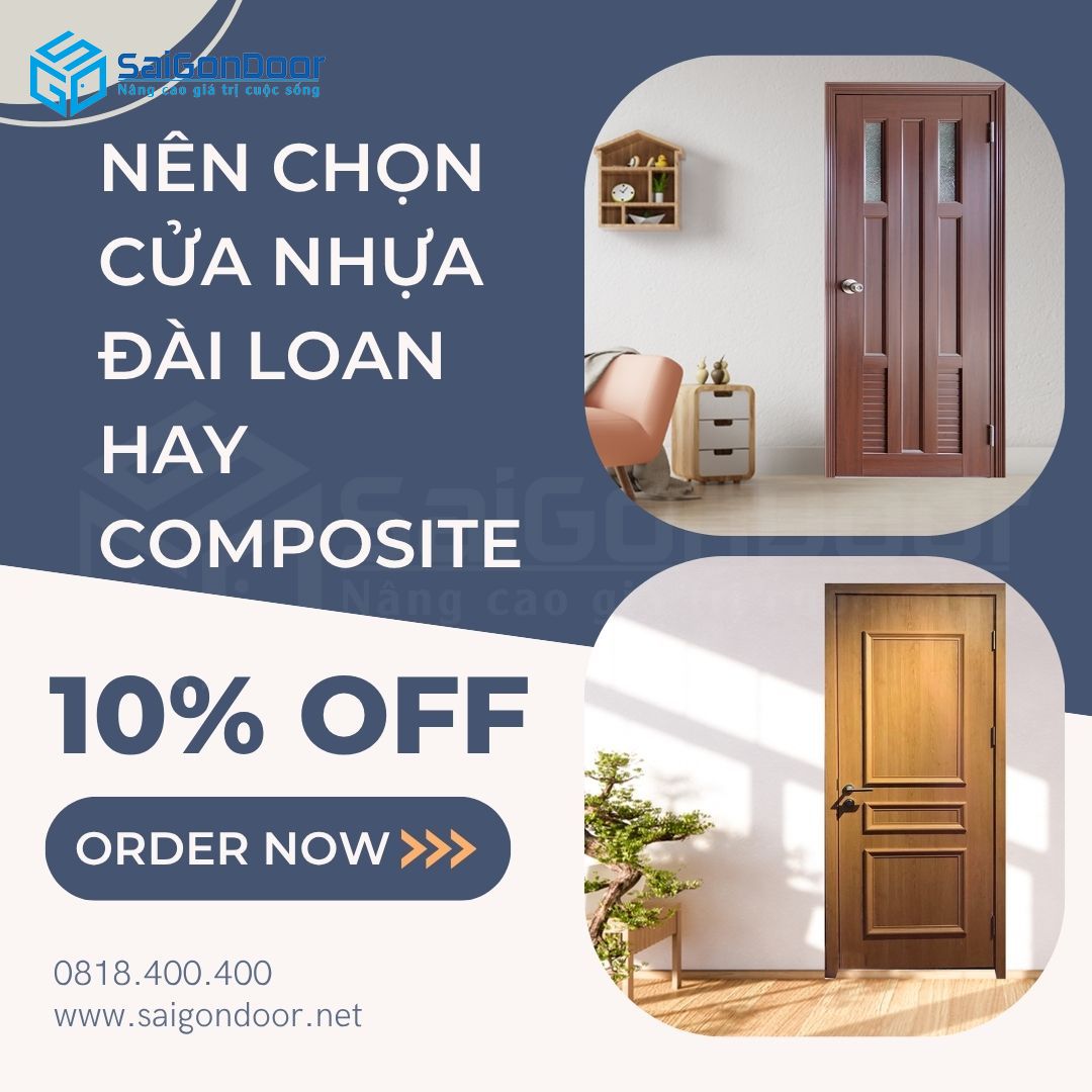 Nên Chọn Cửa Nhựa Đài Loan Hay Composite Tốt Hơn