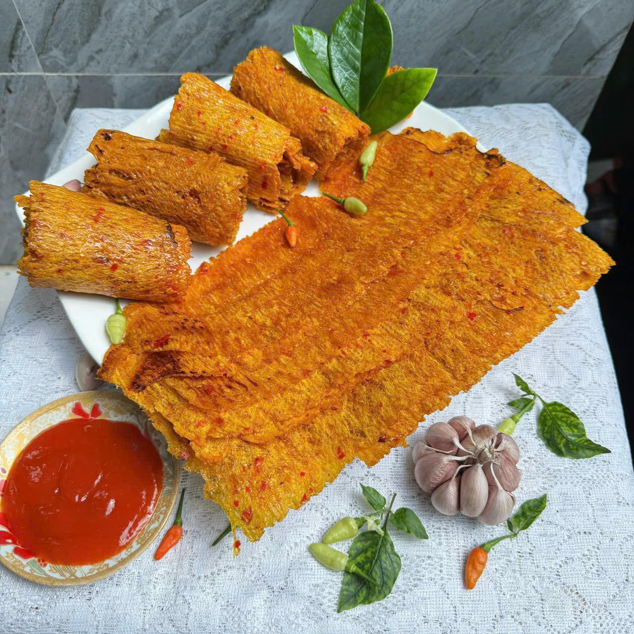 mực cán tẩm gia vị