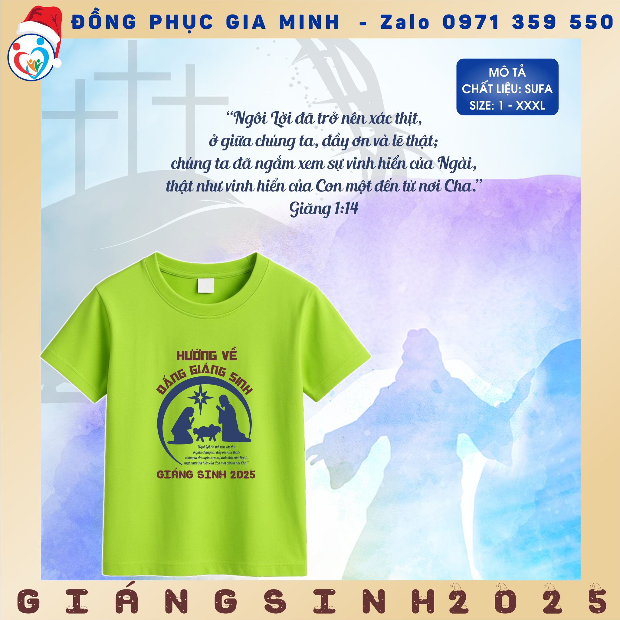 đồng phục hướng về đấng giáng sinh