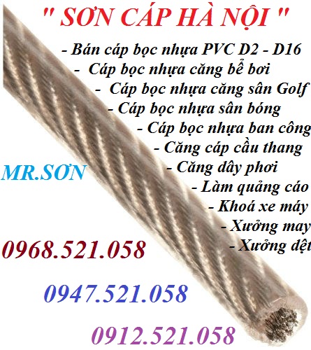 D2,D3,D4,D5,D6,D8,D10,D12,D14,D16,D18,D20 trắng 0947521058 Cáp thép THANH SƠN hà nội kinh do