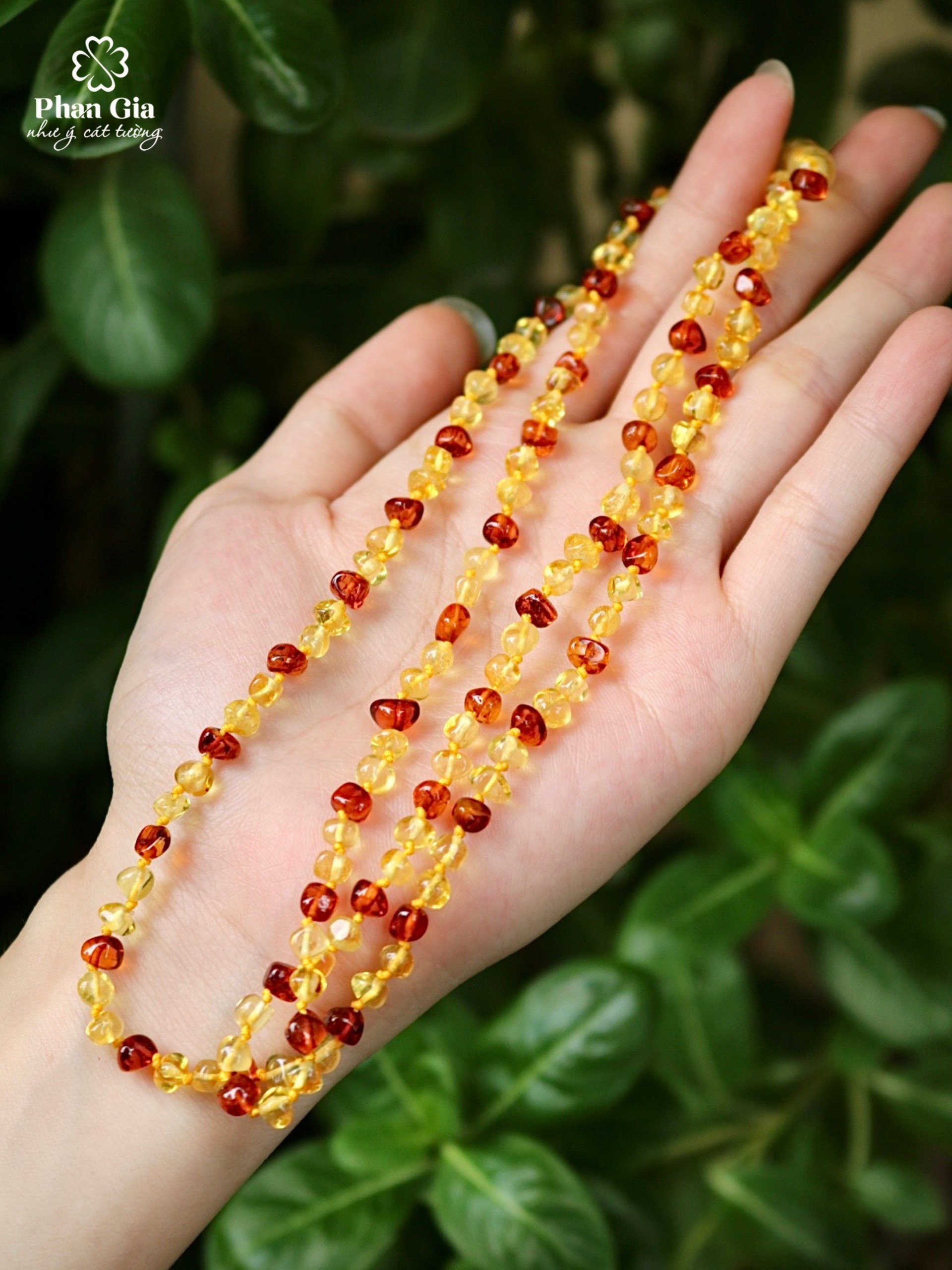 vòng cổ hổ phách