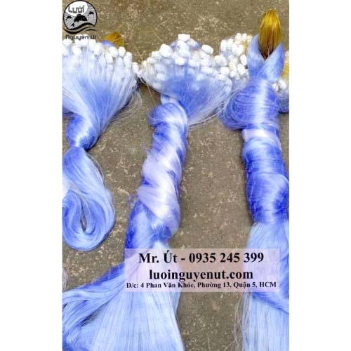 lưới giăng cá cứ giăng là dính