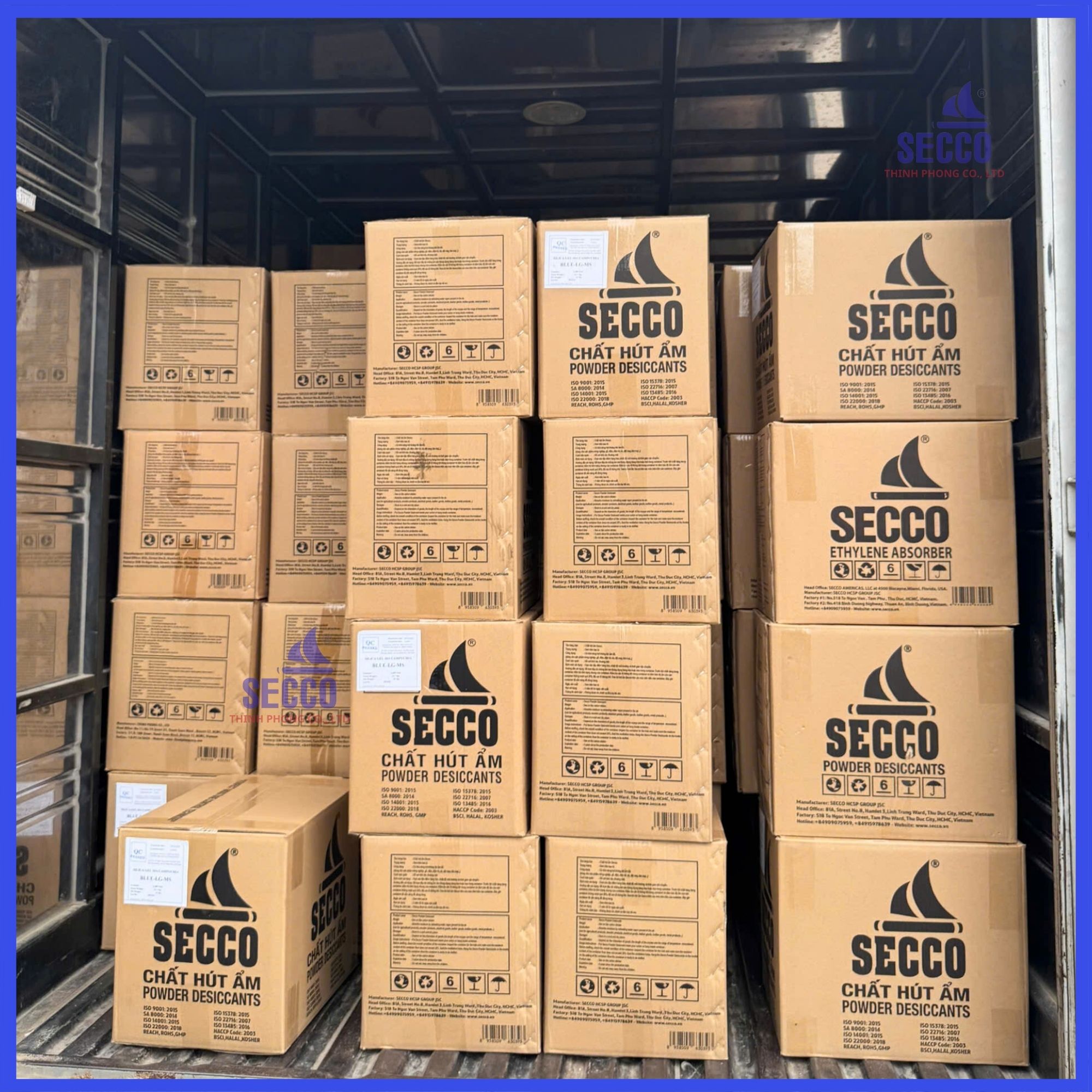 Bột Hút Ẩm Secco 1kg 3 Túi