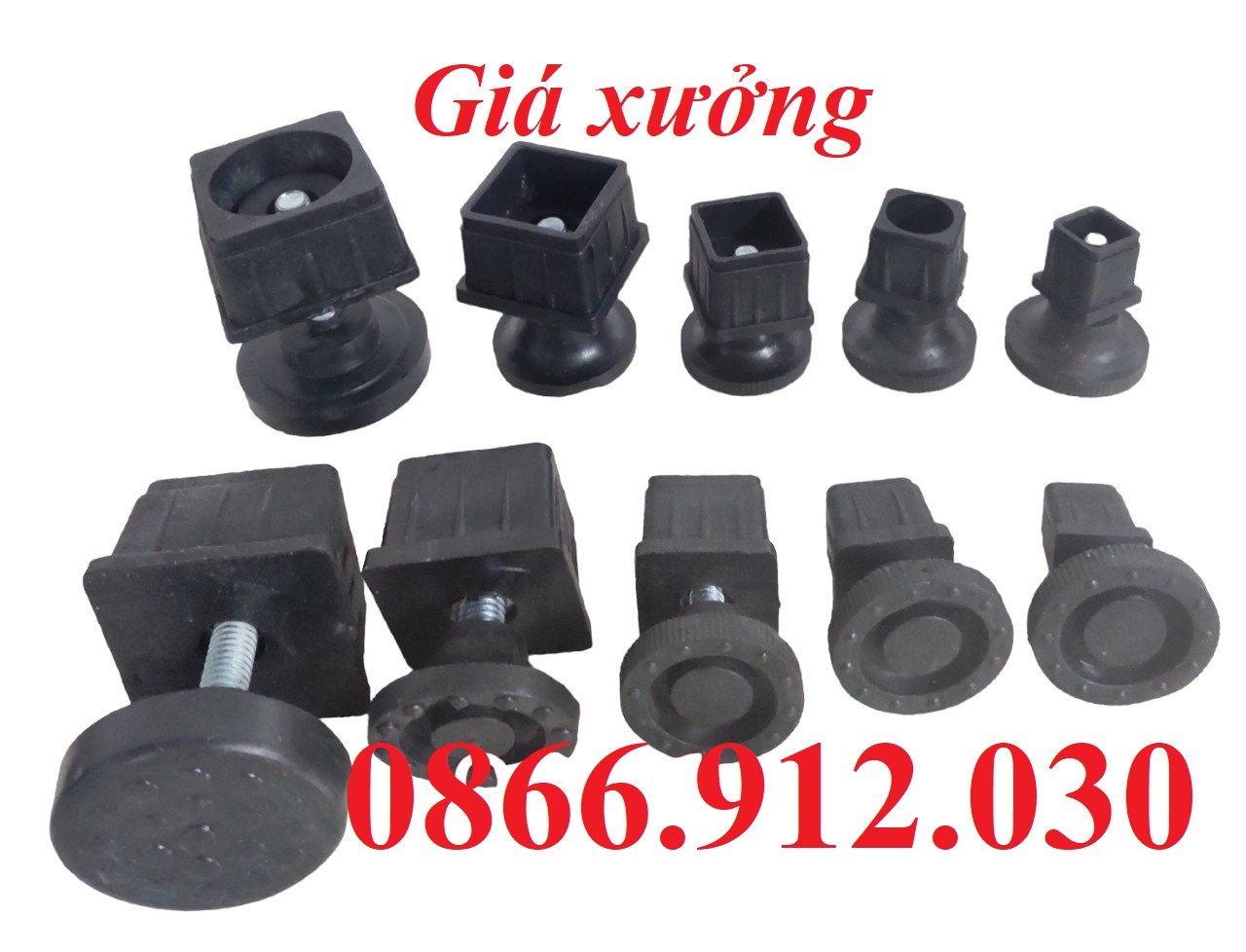 Chân tăng bàn ghế sắt hộp 40