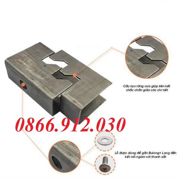 Ngàm lắp ráp răng cưa