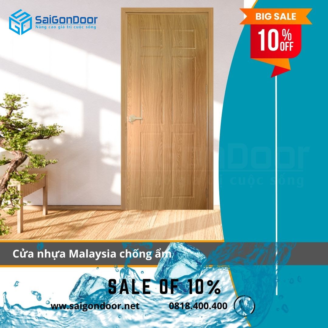 Cửa Nhựa Malaysia Chống Ẩm Cao Cấp – Giải Pháp Cho Nhà Việt