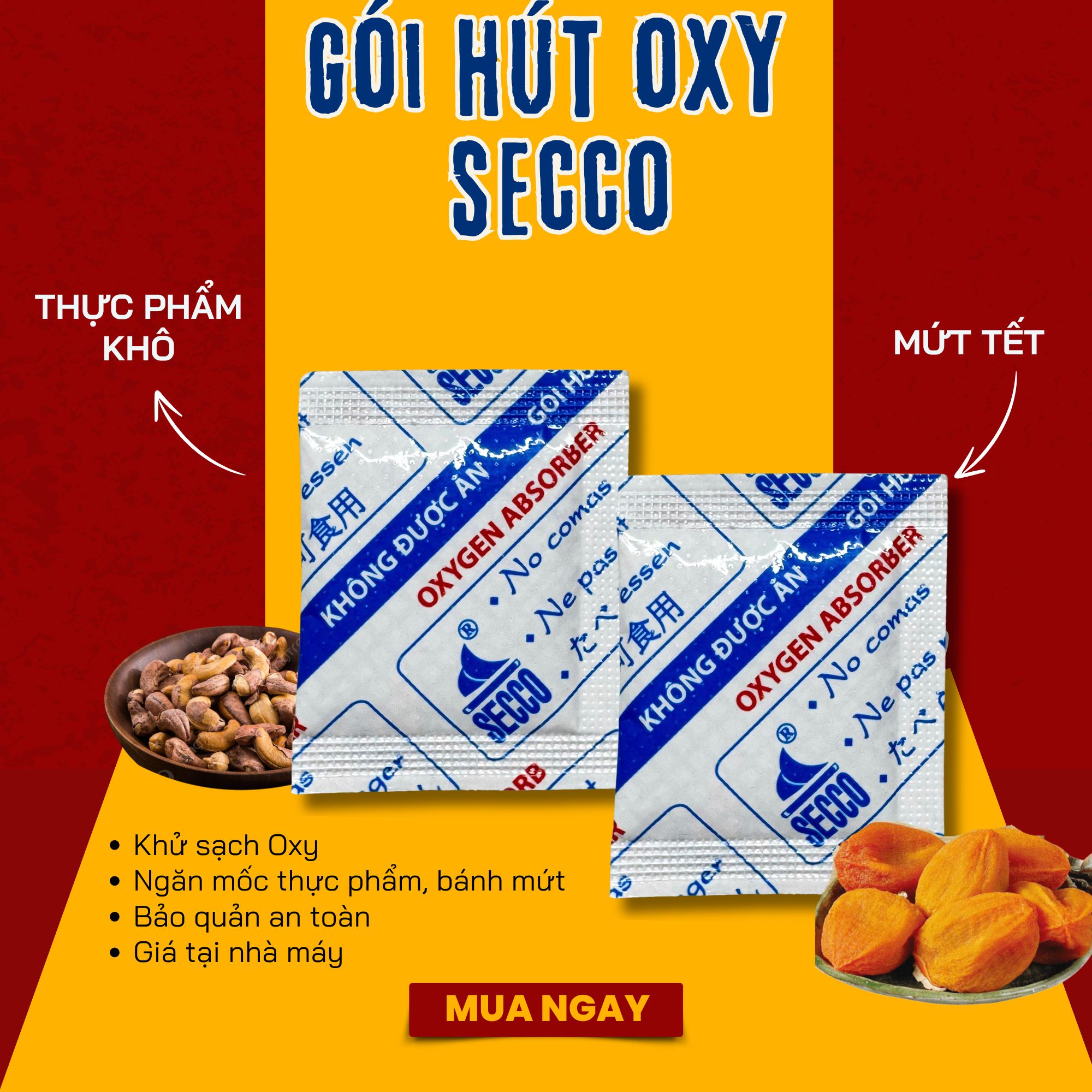 1 bịch gói hút oxy secco 50cc giá tốt