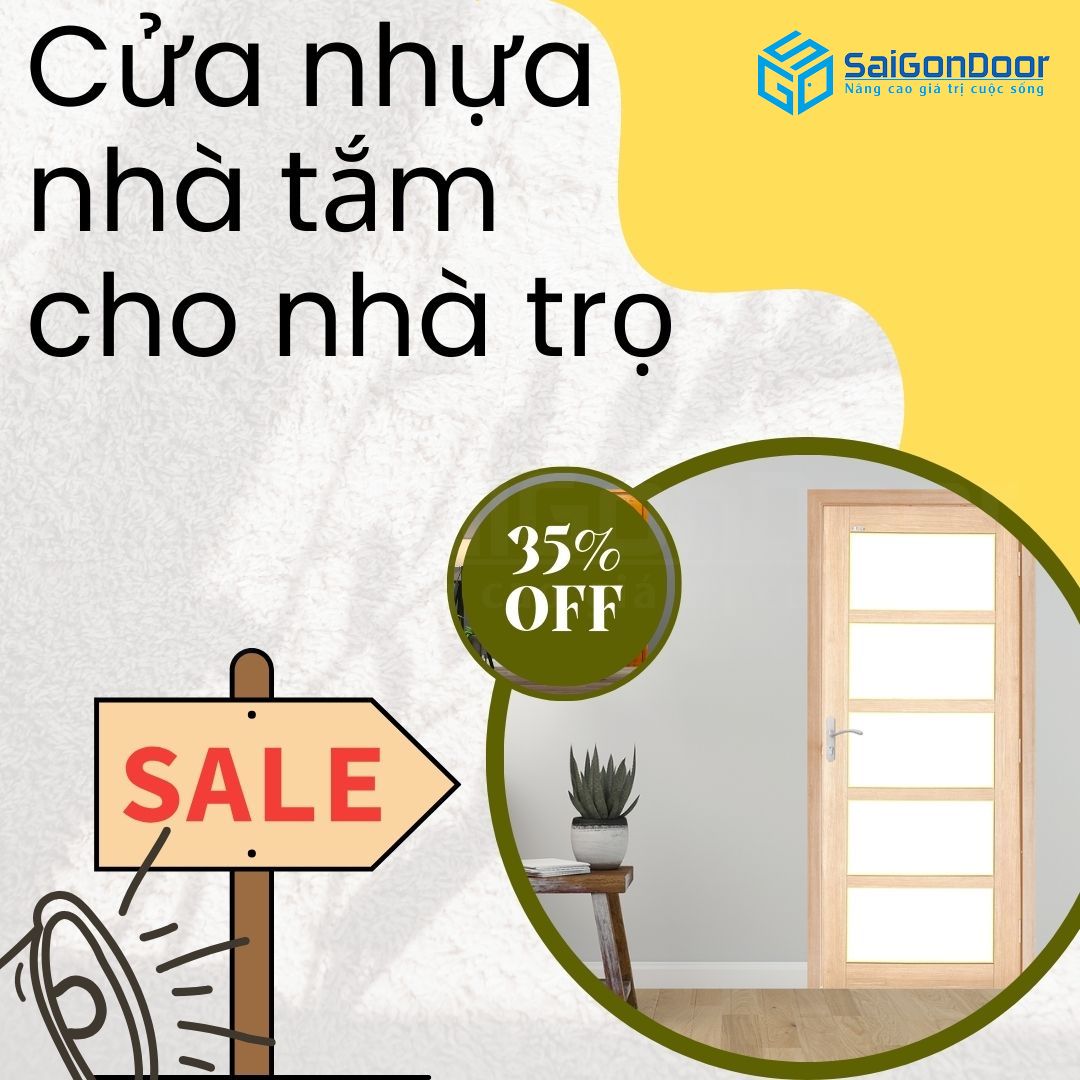 Cửa Nhựa Nhà Tắm Cho Nhà Trọ – Giải Pháp Bền, Rẻ Và Dễ Quản Lý