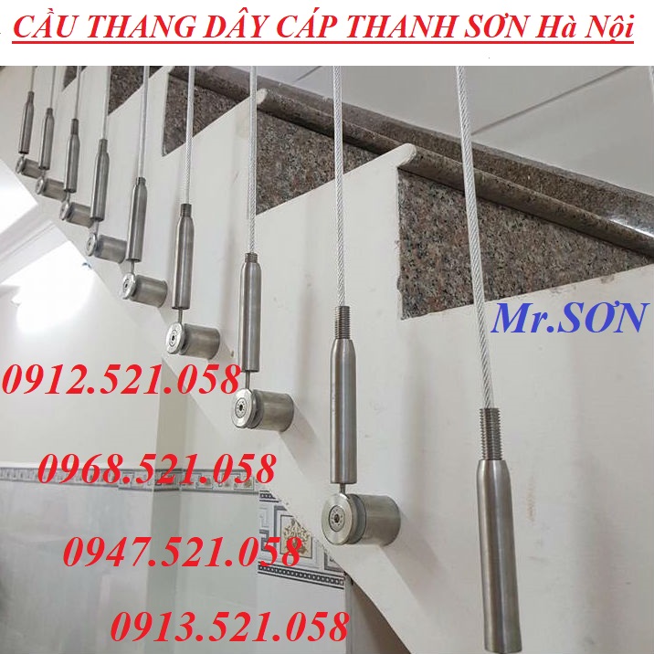 Ống tăng đơ ống tròn Inox 304 tăng cáp cầu thang 0913521058 Kim khí vật tư THANH SƠ