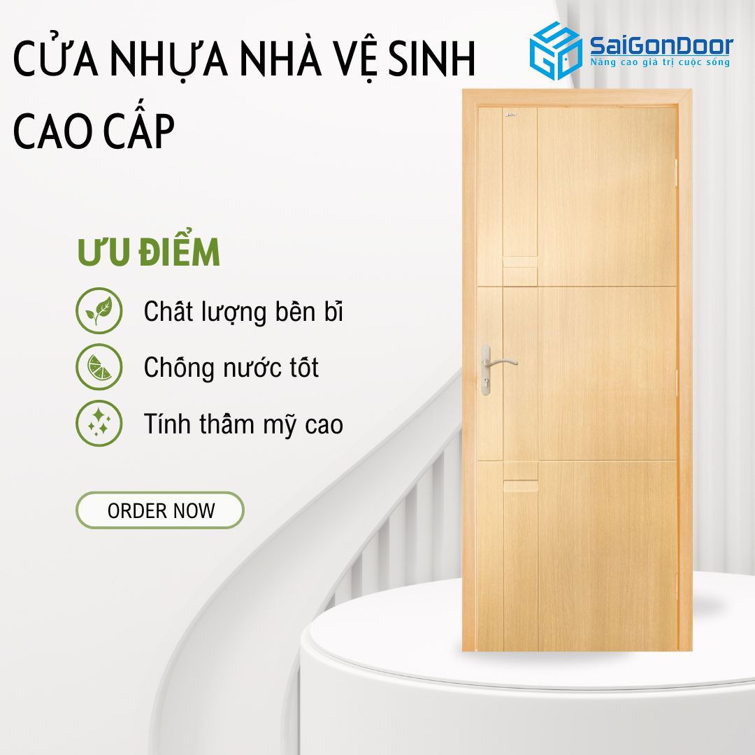 Cửa Nhựa Nhà Vệ Sinh Cao Cấp - Đẳng Cấp Cho Không Gian