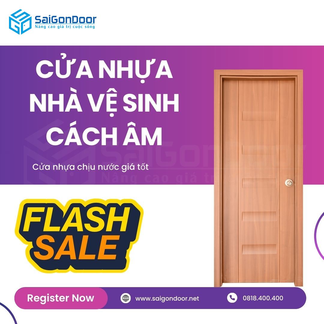 Cửa Nhựa Nhà Vệ Sinh Cách Âm – Riêng Tư Và Thoải Mái