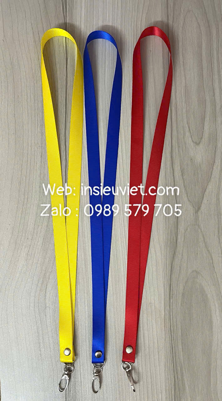 Dây lụa in đơn sắc