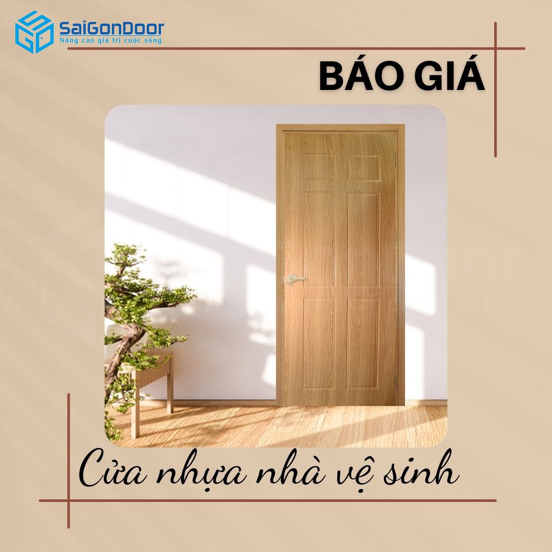 Báo Giá Cửa Nhựa Nhà Vệ Sinh – Cập Nhật Giá Mới