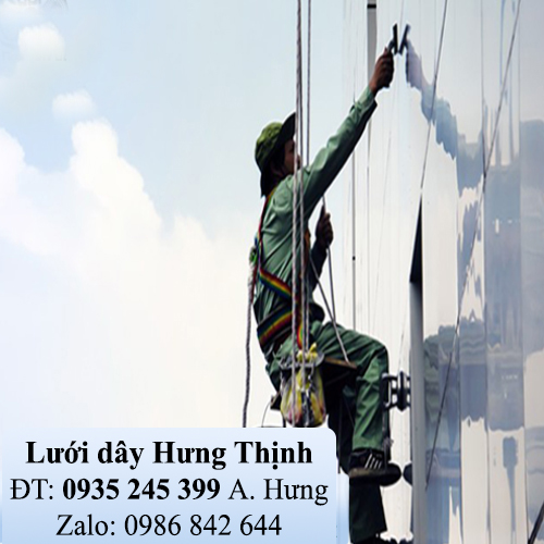 dây dù đu tường sơn nước