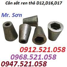 Côn nhựa, côn thép D17,D16,D14,D12 rẻ 0913521058 Kim khí tổng hợp Thanh Sơn Thanh Trì 