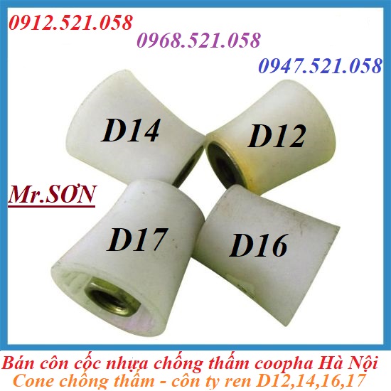 Côn nhựa, côn thép D17,D16,D14,D12 rẻ 0913521058 Kim khí tổng hợp Thanh Sơn Thanh Trì 