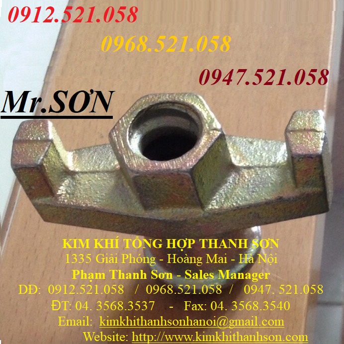 Tai chuồn D16,D17,D12, thanh ren bát chuồn 0947521058 Vật tư cơ kim khí Thanh Sơn Thanh T