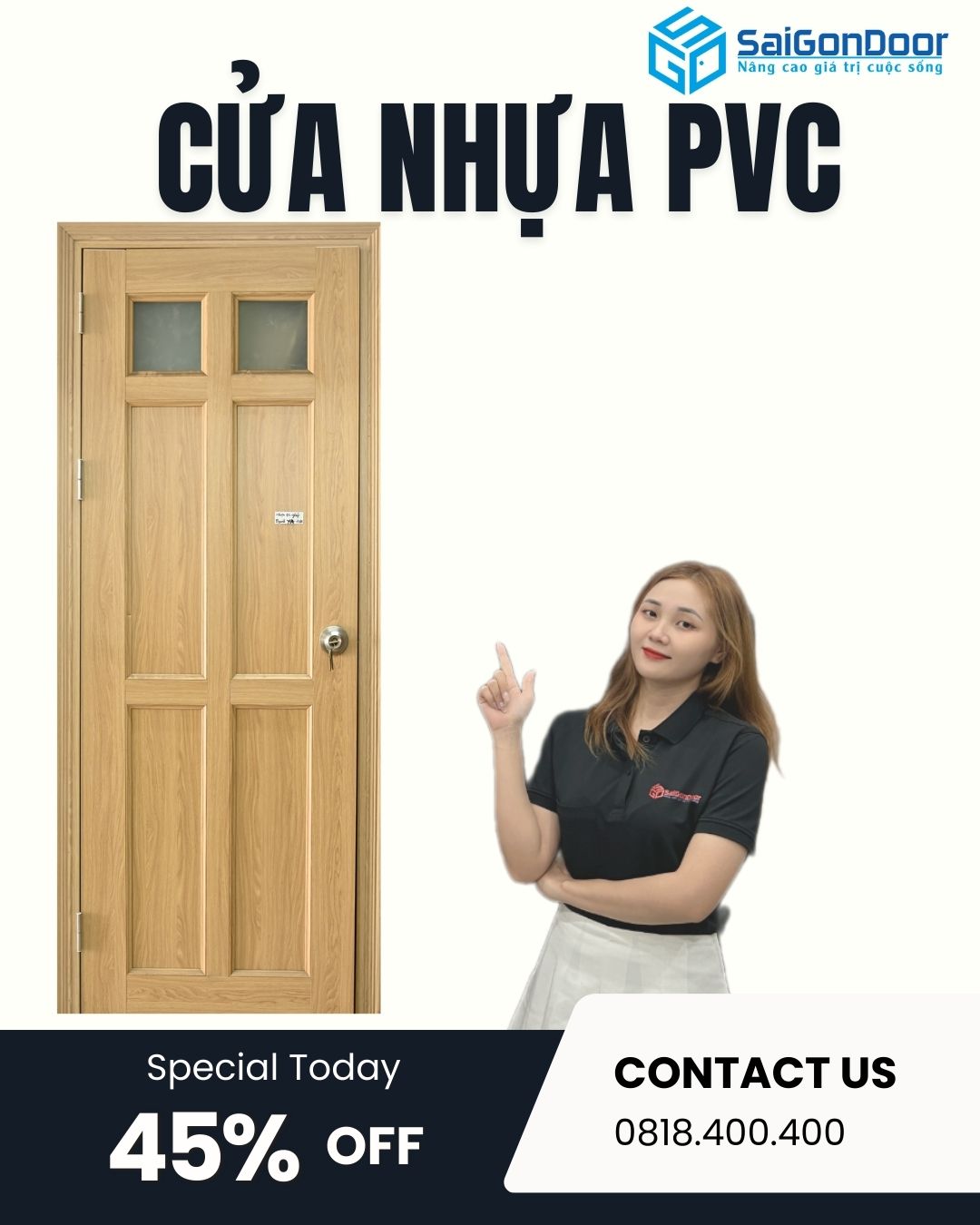Cửa Nhựa PVC Giá Rẻ – Kinh Tế Nhưng Chất Lượng