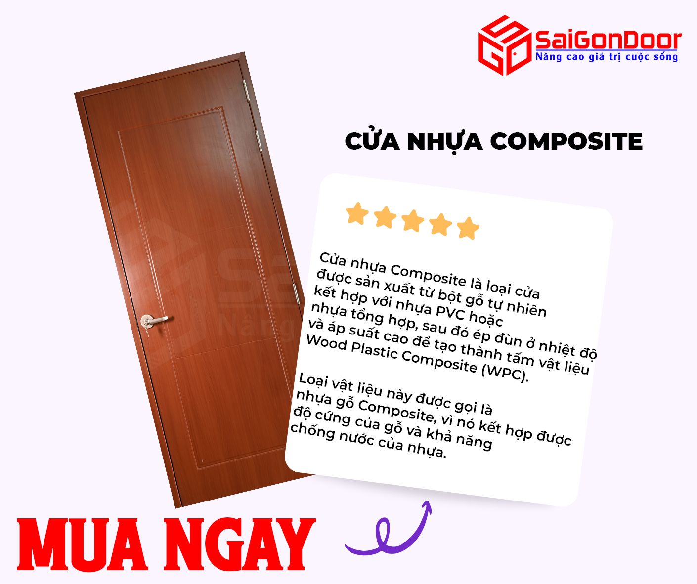 Cửa nhựa Composite – Giải pháp hoàn hảo cho mọi không gian