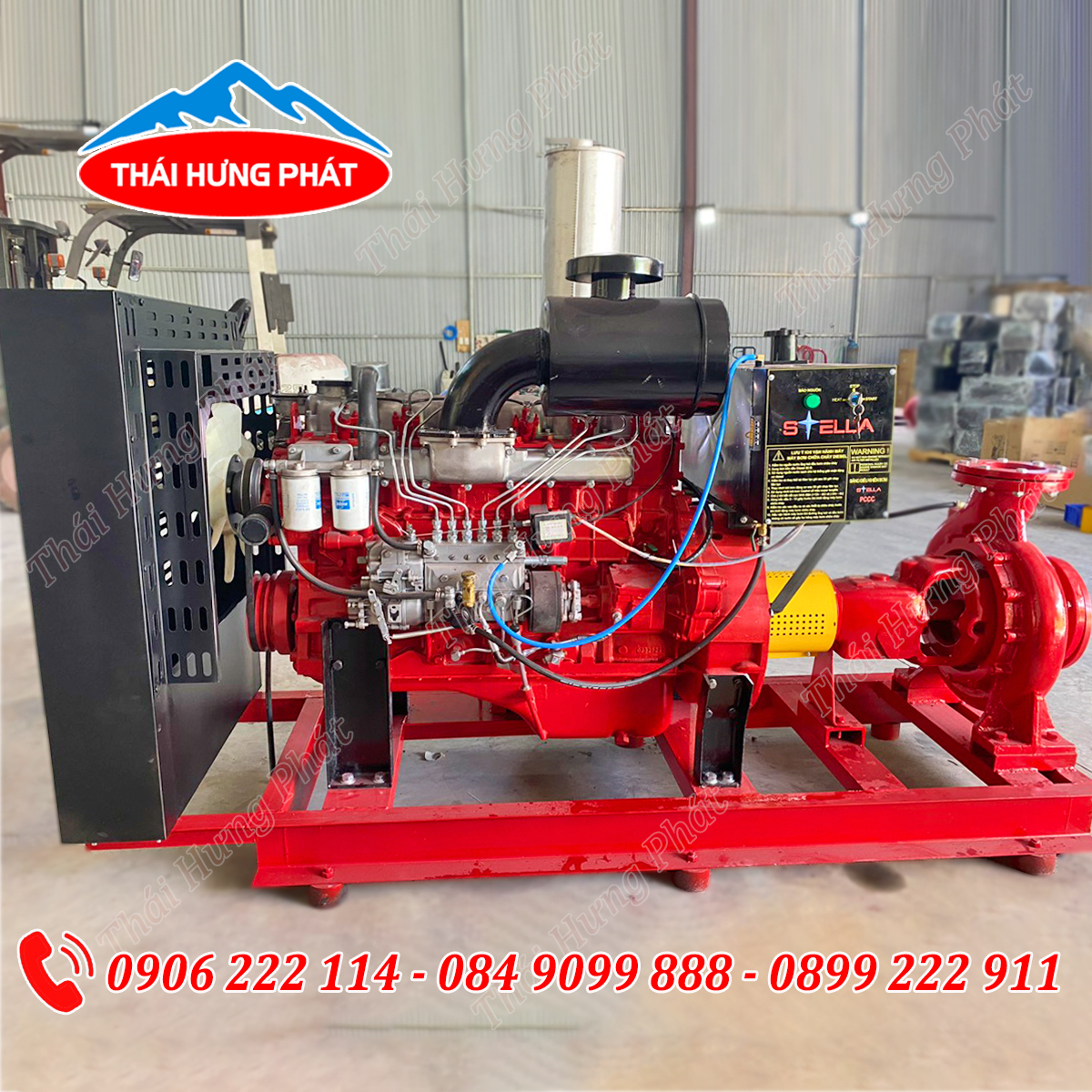 Máy bơm chữa cháy Diesel Stella STR125-315/132 132kW