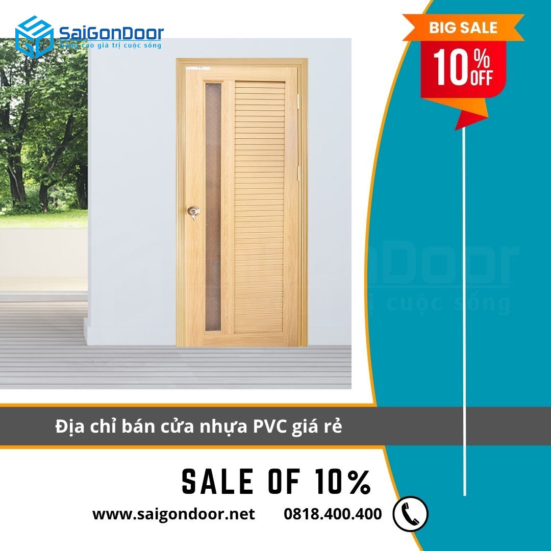 Địa Chỉ Bán Cửa Nhựa PVC Giá Rẻ – Gợi Ý Tại TP.HCM