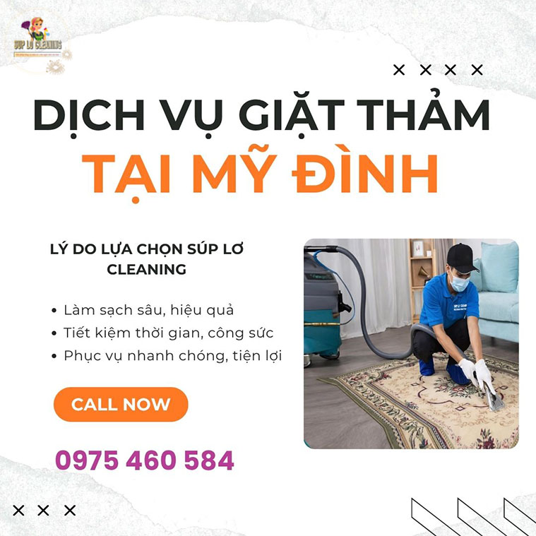 Dịch vụ giặt thảm tại Mỹ Đình