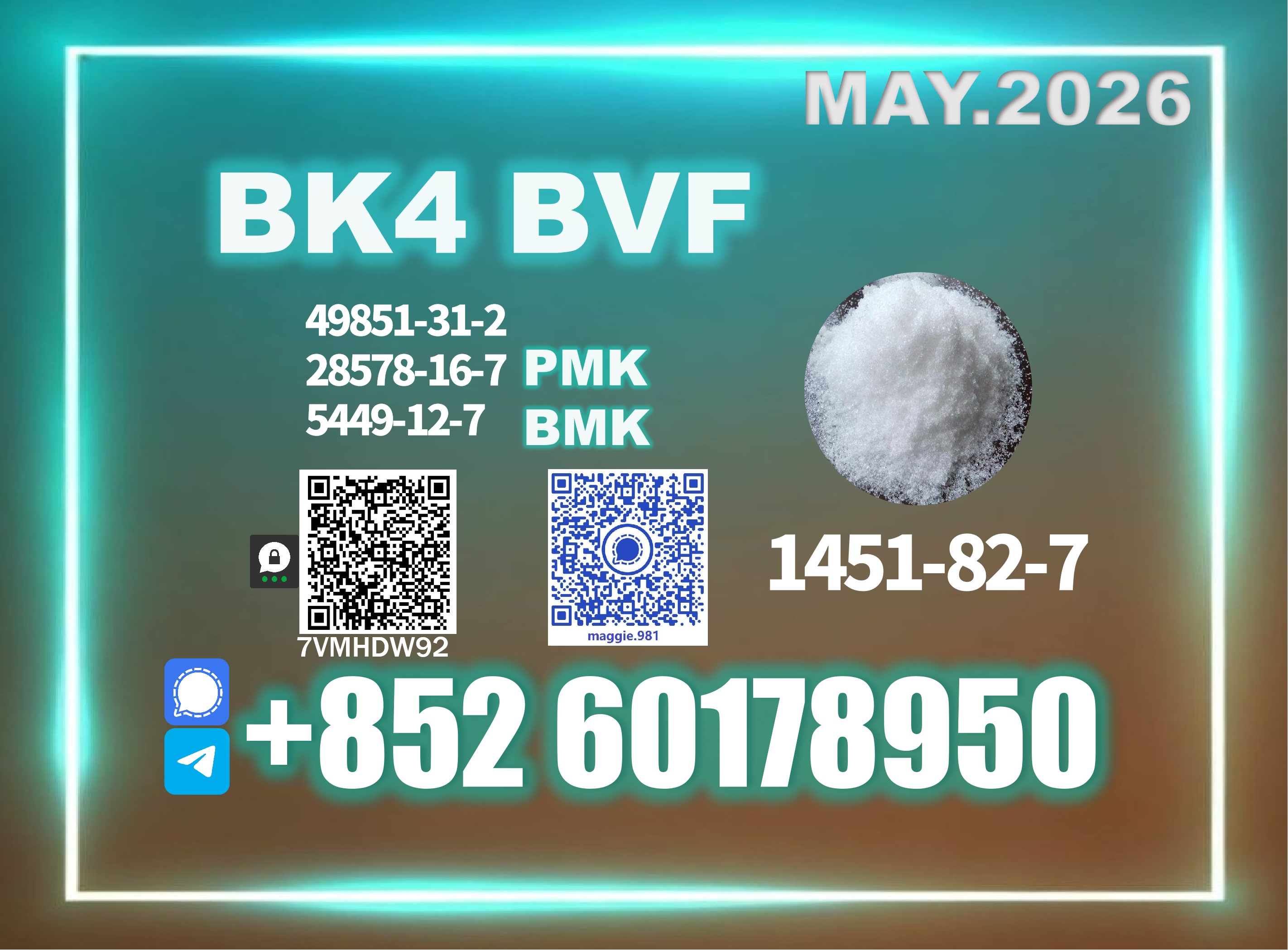 CAS 1451-82-7 bk4 Certified Pharma Intermediate