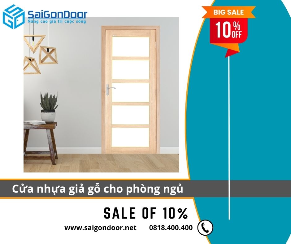 Cửa Nhựa Giả Gỗ Cho Phòng Ngủ – Lựa Chọn Đơn Giản