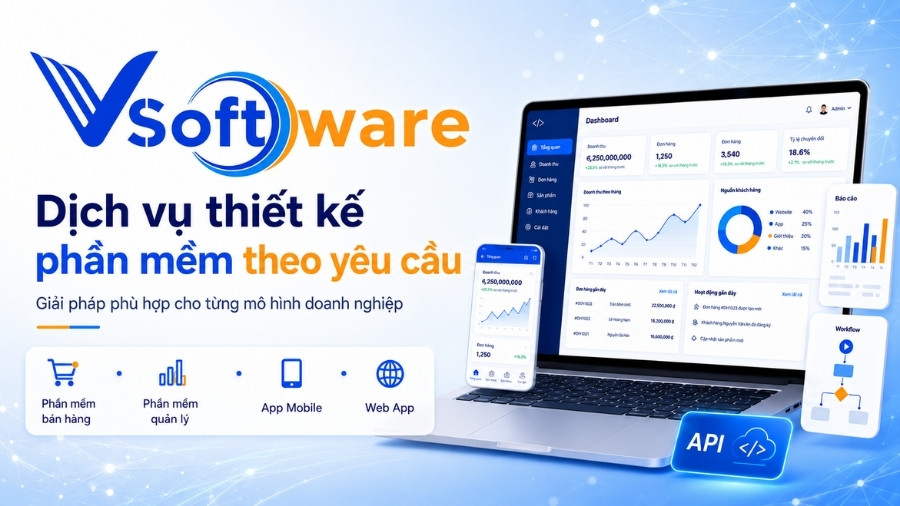 Dịch vụ thiết kế phần mềm VSoftware