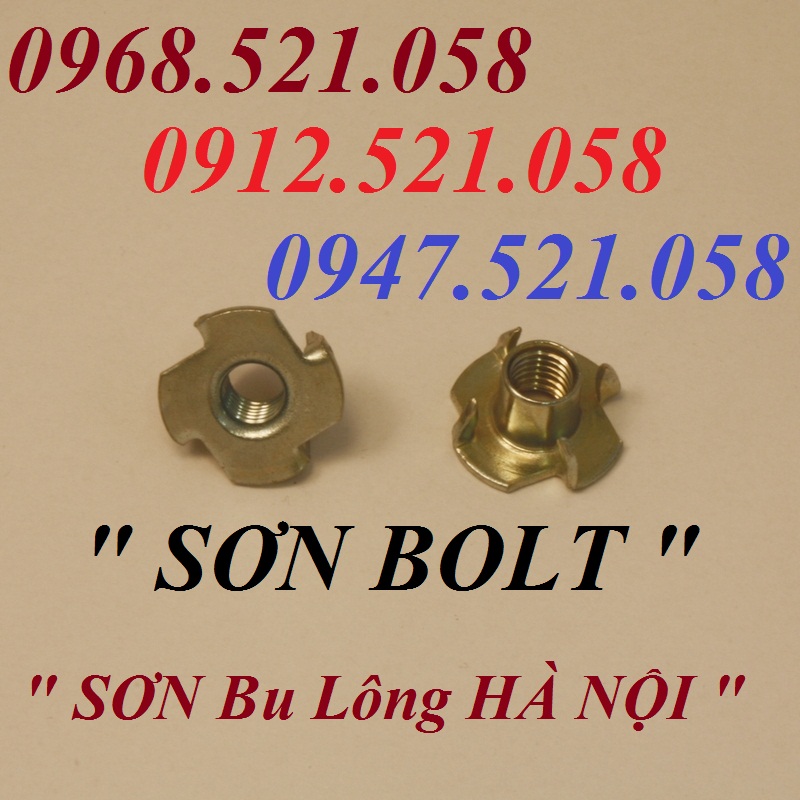 Ê cu tán chấu, đai ốc tán dù, ê cu tán gai sò 0912521058 Anh Sơn - Tổng đại lý Ki