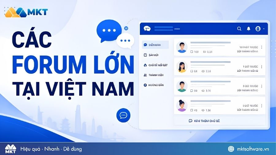 Các forum lớn