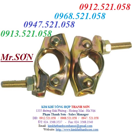 Khóa giáo, cùm khóa giáo, ê cu khóa giáo 0968521058 Đại lý KIm khí Thanh Sơn số 9 ng