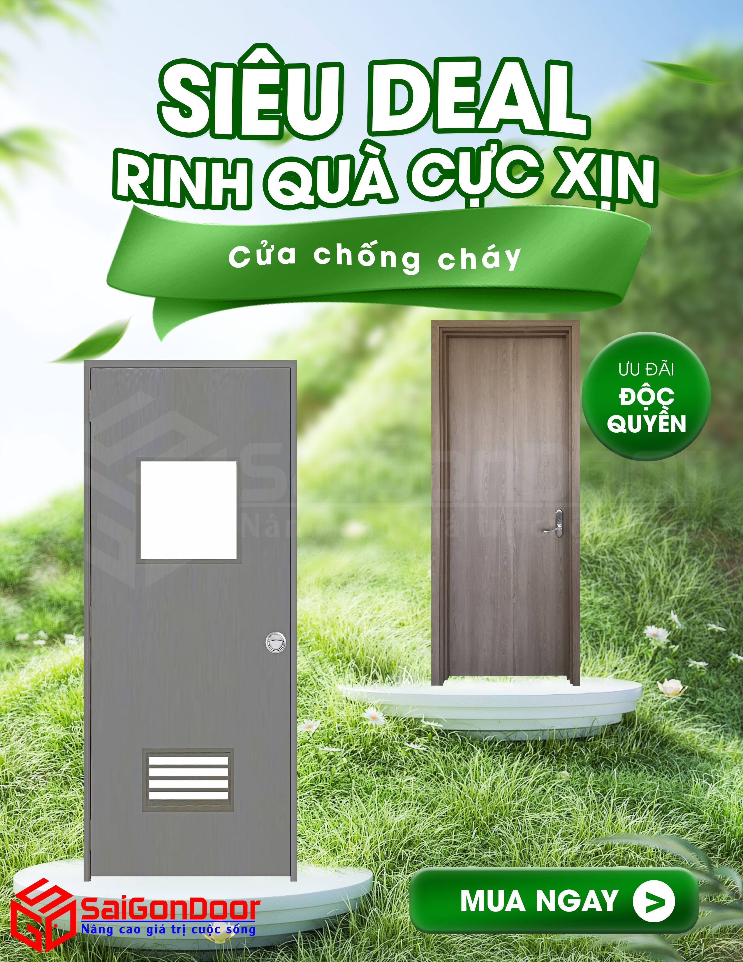 Cửa chống cháy - An toàn không thể chờ