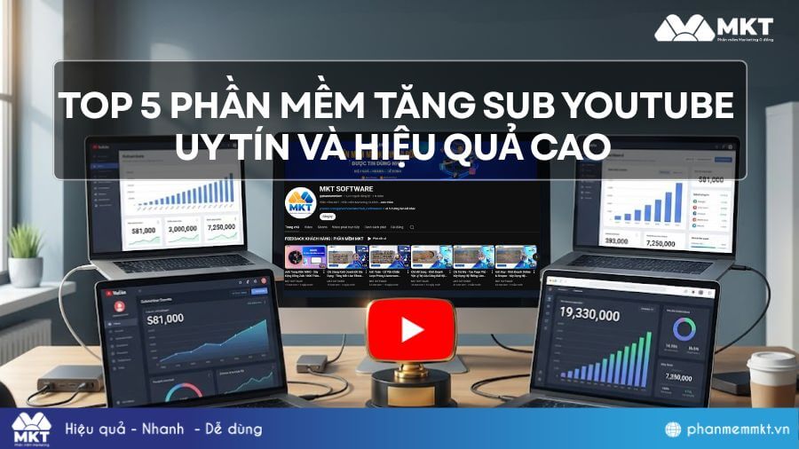 Phần mềm tăng sub YouTube miễn phí