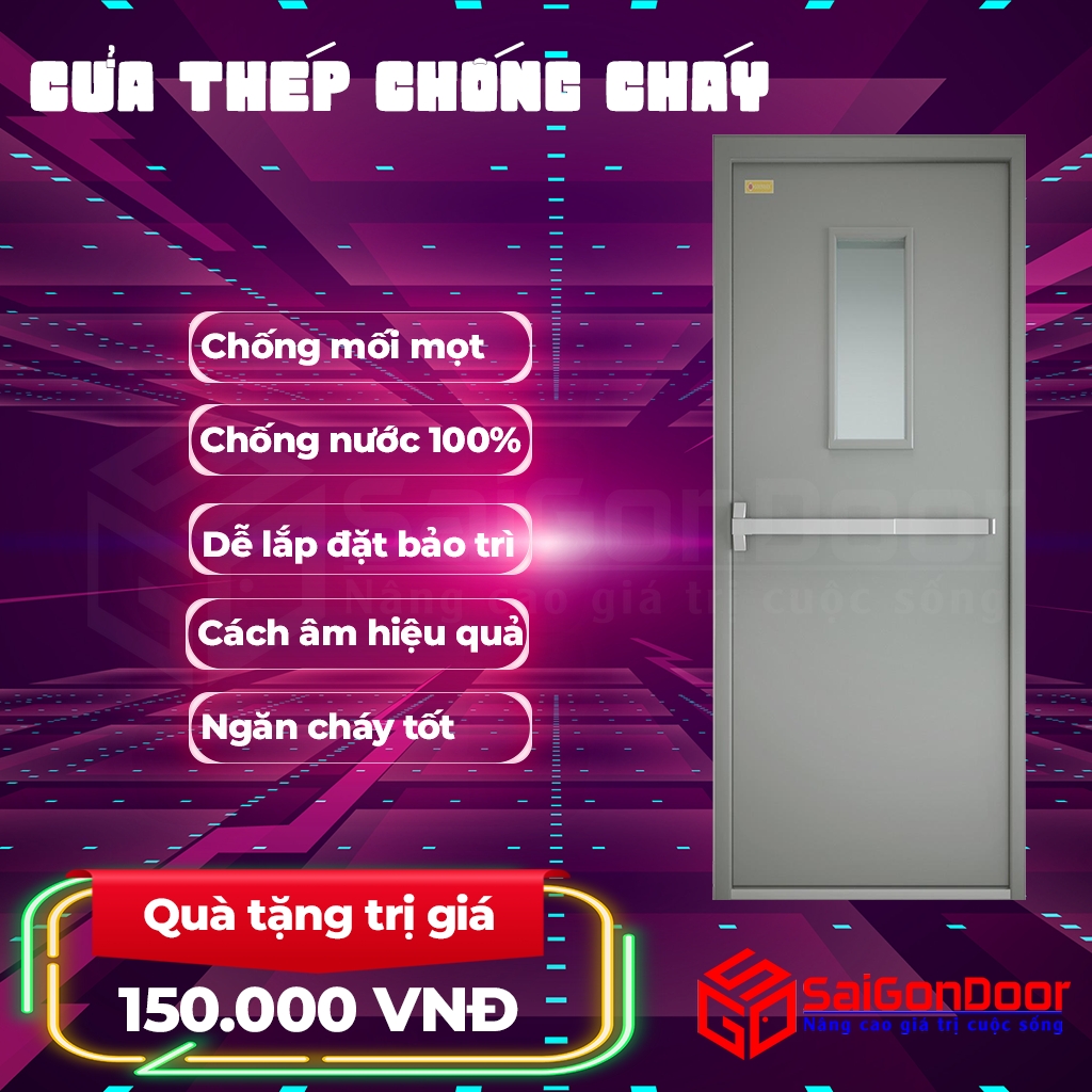 Cửa thép chống cháy - An toàn cho những công trình