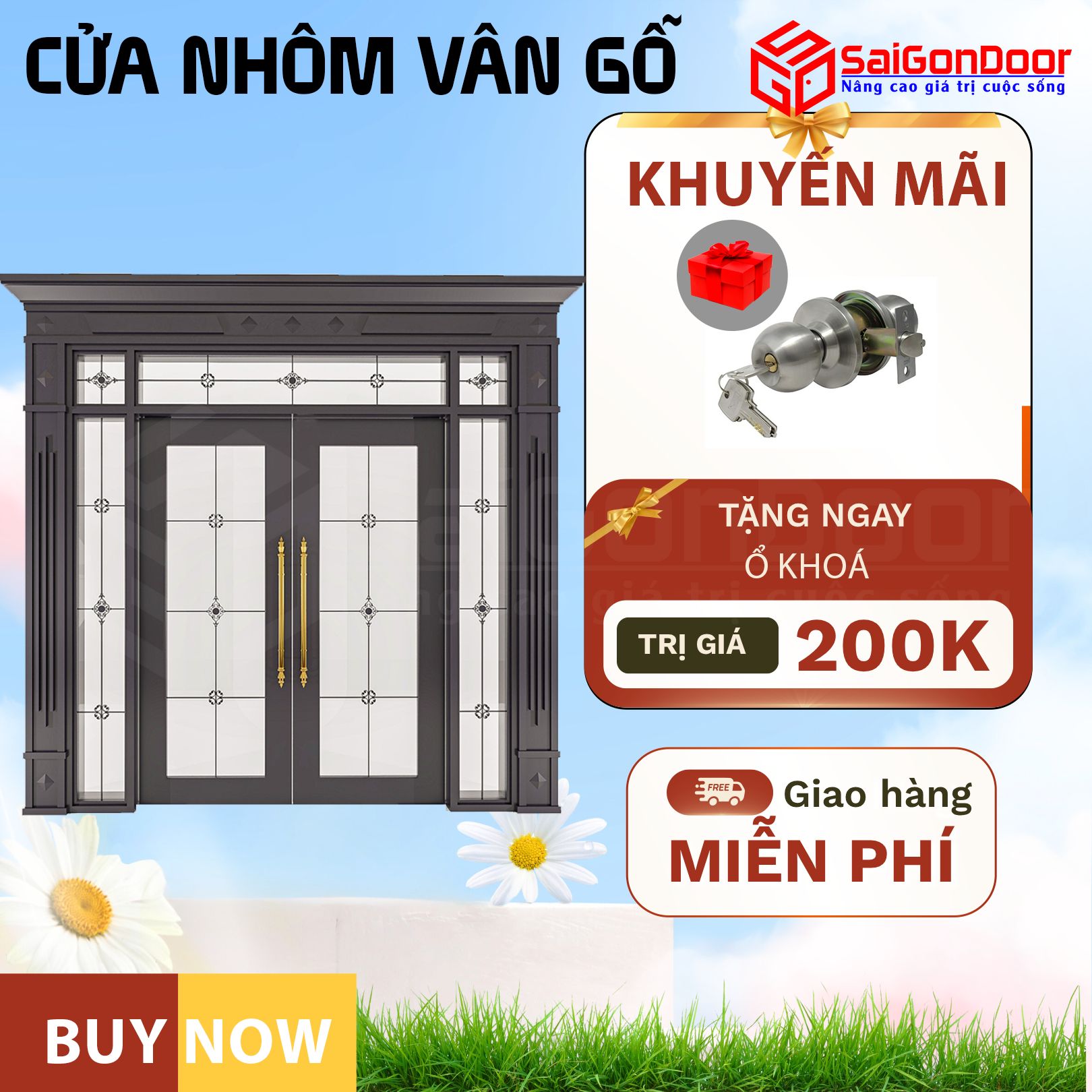 Cửa nhôm vân gỗ uy tín - Đừng chọn vì giá rẻ