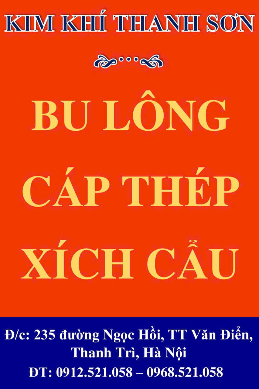 Cửa hàng bán cáp thép mạ kẽm D8 Văn Điển 0913521058 Công ty cáp thép Thanh Trì - K