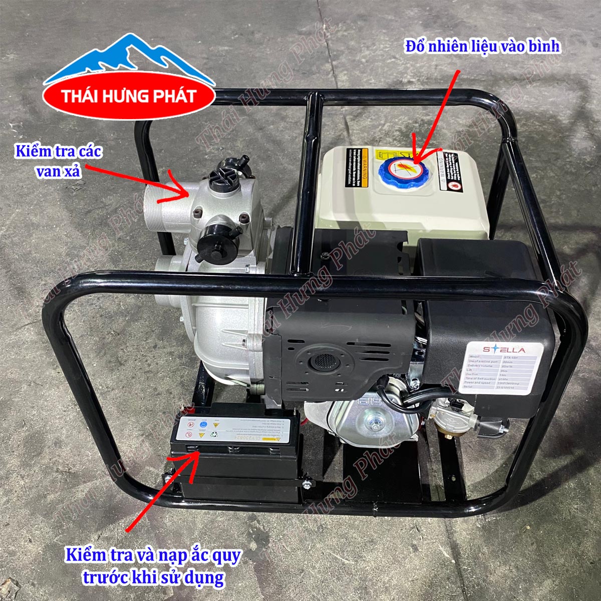 Hướng dẫn bảo dưỡng máy bơm xăng cứu hỏa Stella hiệu quả
