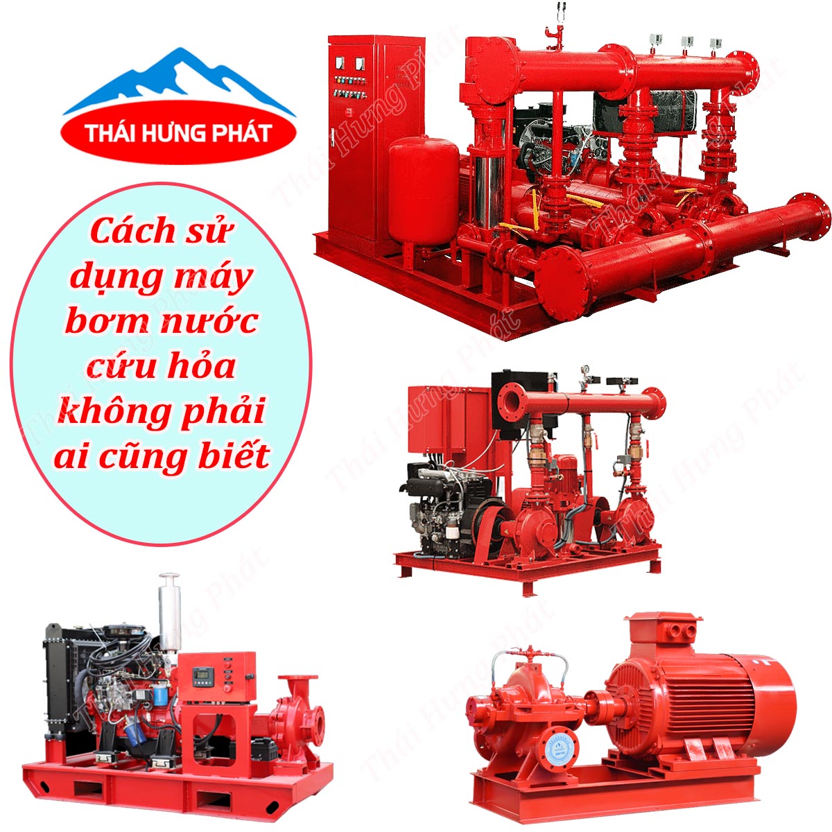 Hướng dẫn sử dụng máy bơm PCCC đúng cách cho người mới