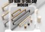 Tay nắm tủ họa tiết cao cấp NK003N