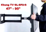 Khung treo TV GL-SP2-G dùng tốt ở nơi góc tường hẹp giá bán 1,390K tại điện Máy 