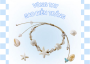 vòng tay handmade đi biển trắng